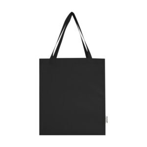 Madras 140 g/m² GRS recycled cotton gusset tote bag 12L