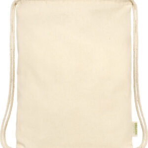 Odisha 100 g/m² OCS organic drawstring bag 5L