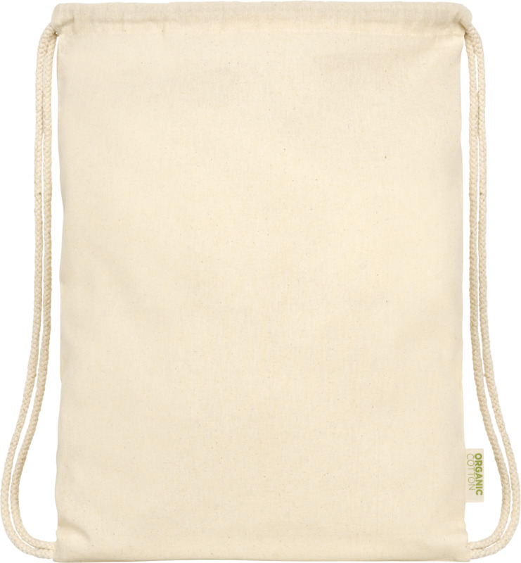 Odisha 100 g/m² OCS organic drawstring bag 5L