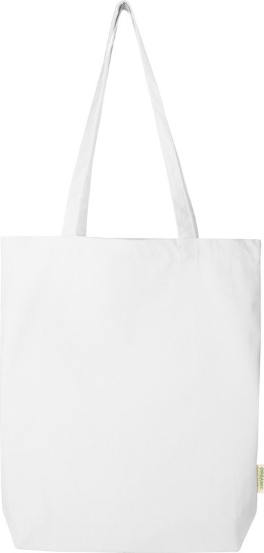 Odisha 180 g/m² OCS organic wide bottom tote bag 11L