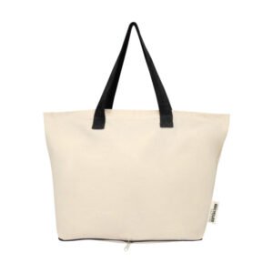 Sierra 140 g/m² GRS recycled foldable cotton tote bag 12L