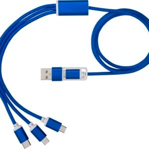 Versatile 5-in-1 charging cable