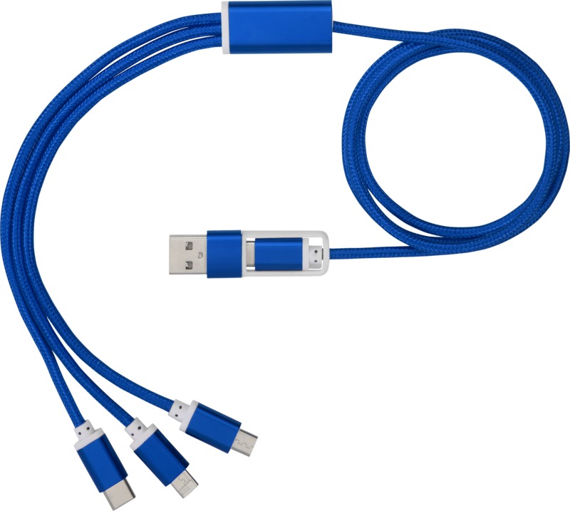 Versatile 5-in-1 charging cable