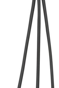 Tecta 6-in-1 recycled plastic/bamboo charging cable with keyring