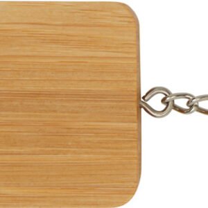 Reel 6-in-1 retractable bamboo key ring charging cable