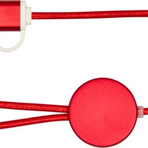 Alasia 5-in-1 recycled aluminium and plastic 30 cm data sync and 27W fast charge cable