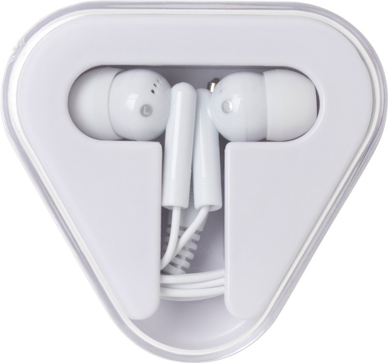 Rebel earbuds with recycled plastic storage box