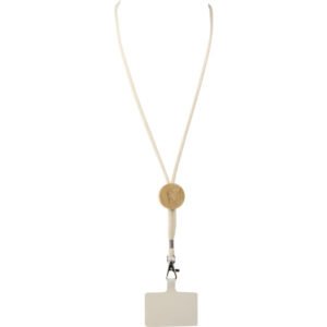 Adhab smartphone lanyard with bamboo details