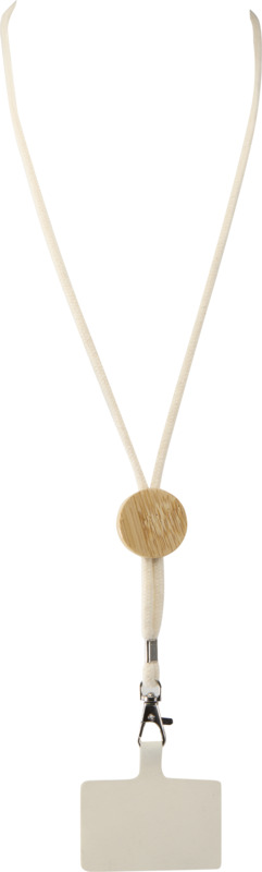 Adhab smartphone lanyard with bamboo details