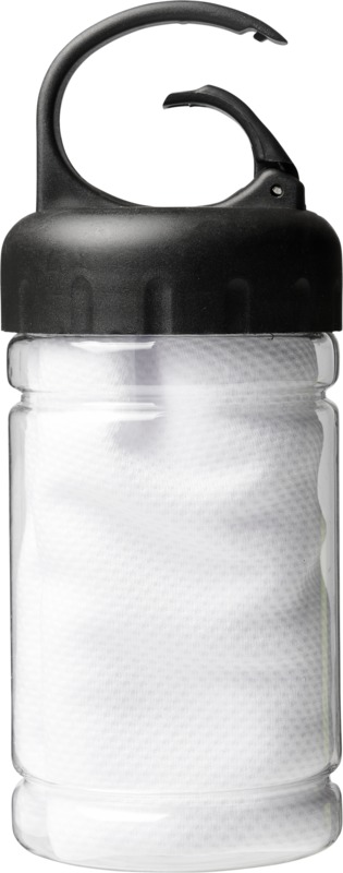 Remy cooling towel in PET container