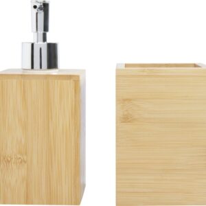 Hedon 3-piece bamboo bathroom set