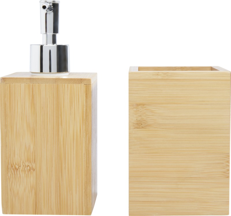 Hedon 3-piece bamboo bathroom set