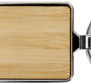 Snapper bamboo keychain with bottle opener