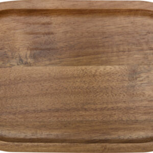 Edge acacia wood serving tray