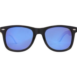 Taiyō rPET/bamboo mirrored polarized sunglasses in gift box