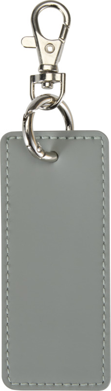 Resi Plus GRS recycled rectangle charm keychain