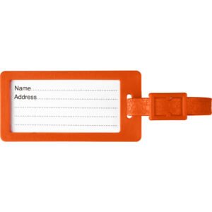 River recycled window luggage tag