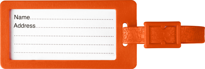 River recycled window luggage tag