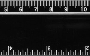 Terran 15 cm ruler from 100% recycled plastic