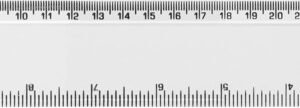 Renzo 30 cm plastic ruler