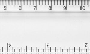 Renzo 15 cm plastic ruler
