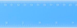 Rothko 30 cm plastic ruler