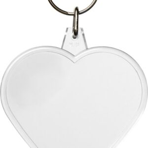 Combo heart-shaped keychain
