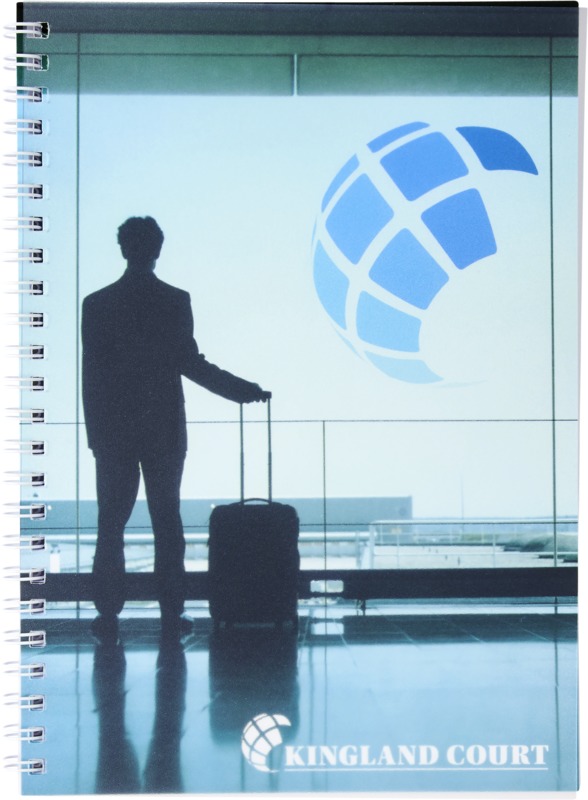 Desk-Mate® wire-o A5 notebook PP cover