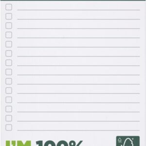 Desk-Mate® A6 recycled notepad