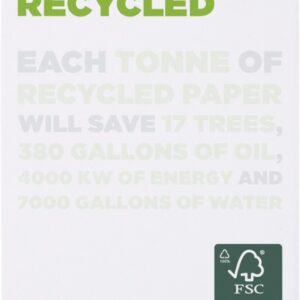 Desk-Mate® A7 recycled notepad