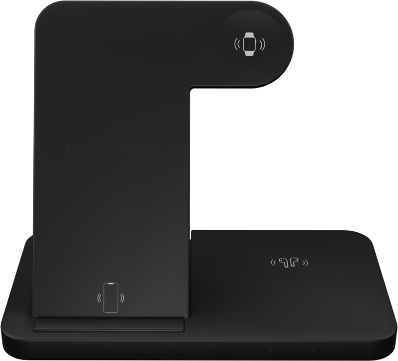 SCX.design W28 3-in-1 wireless charging base with phone stand