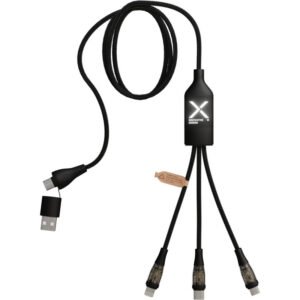 SCX.design C50 5-in-1 fast charging 100W/5A cable with digital display
