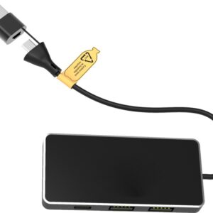 SCX.design H20 8-in-1 USB hub with dual input and 6-ports