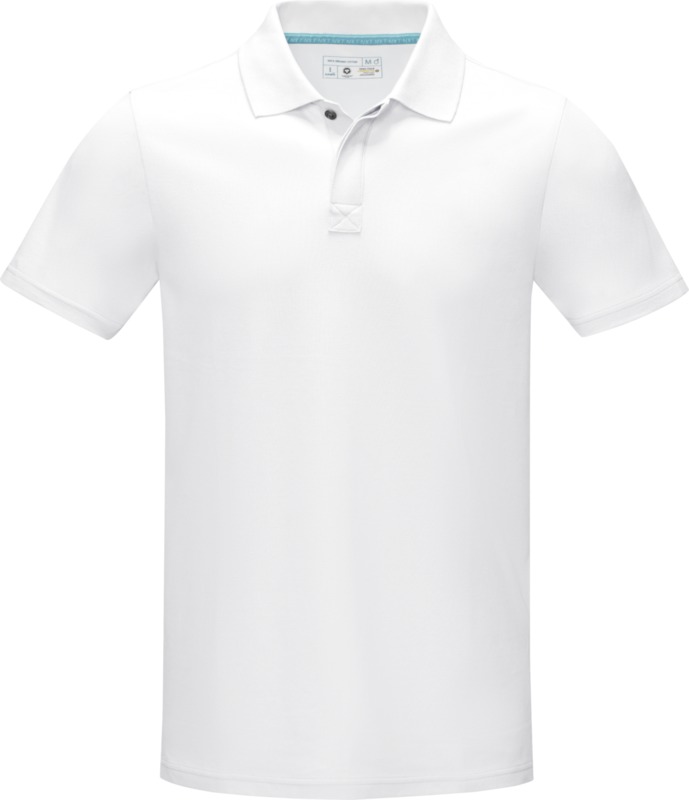 Graphite short sleeve men’s organic polo