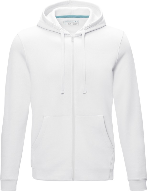 Ruby men’s organic recycled full zip hoodie