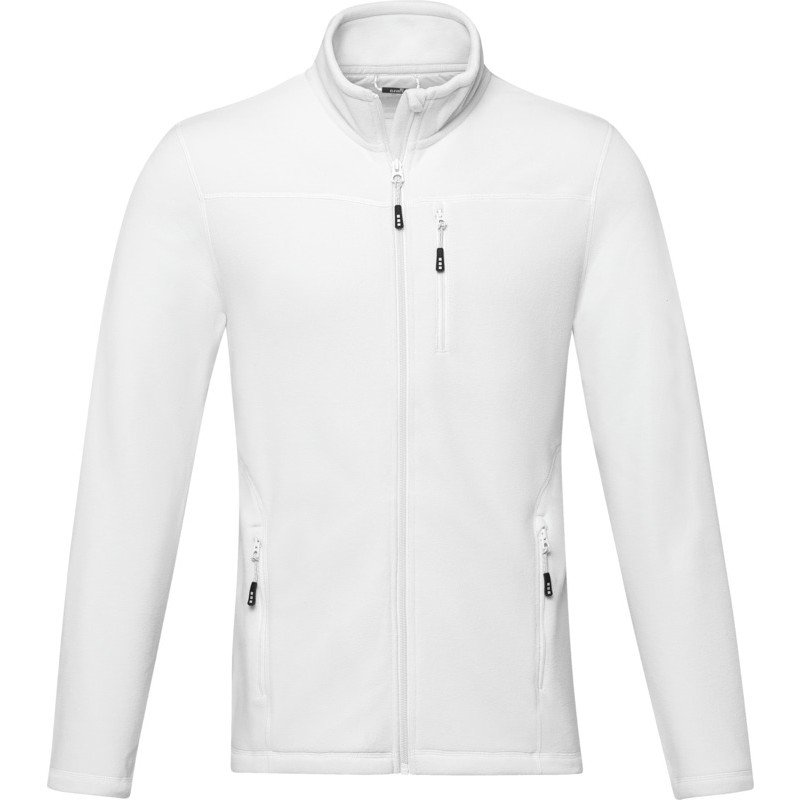 Amber men’s GRS recycled full zip fleece jacket