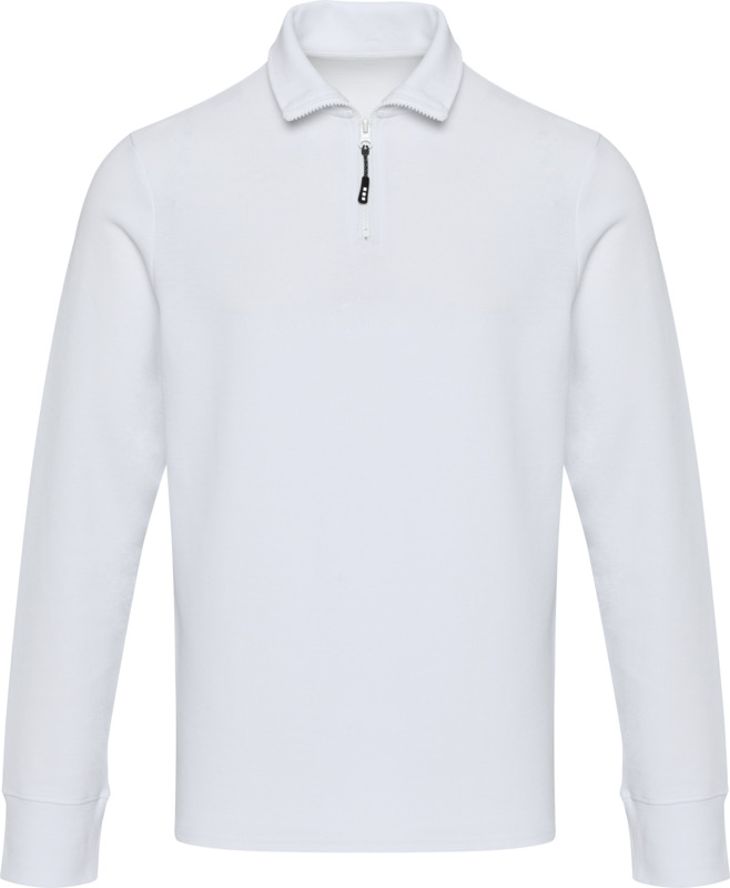 Apollo 245 g/m² long sleeve unisex half zip polo