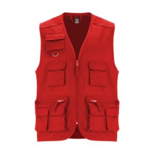 Venera 200 g/m2 v-neck multi-pocket workwear vest
